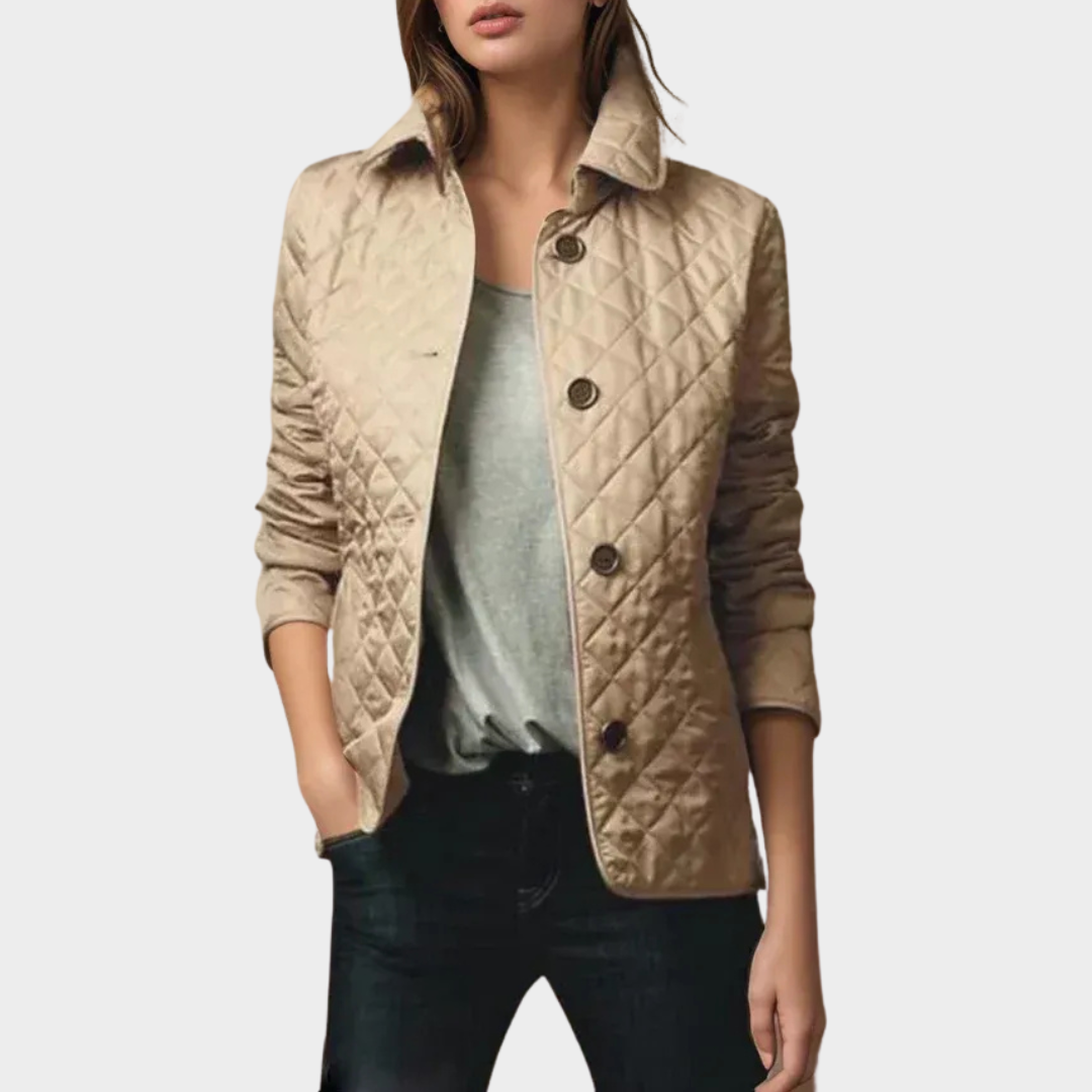 Women’s Slim-Fit Elegant Winter Jacket – Lightweight Single-Breasted Style – Commuter Design with Soft Lining – Multiple Colours