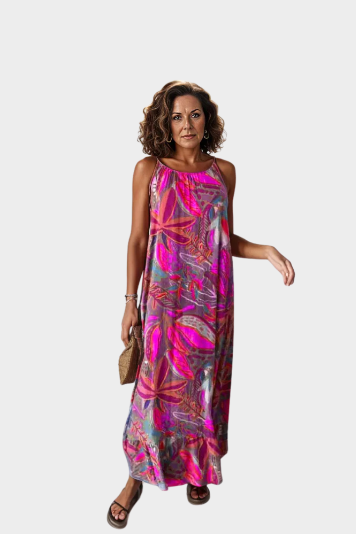 Portofino Floral Maxi Dress