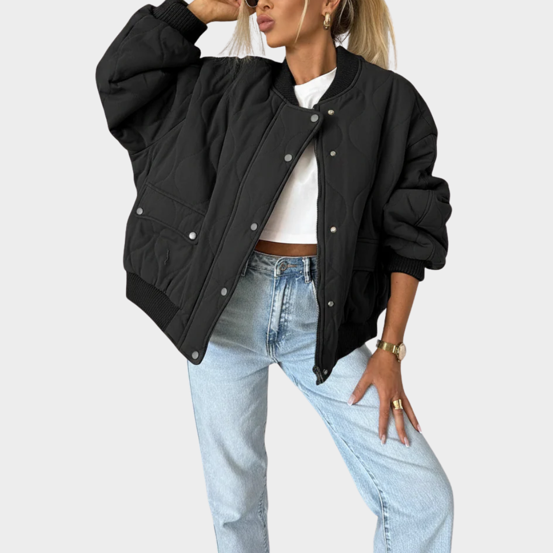 Women Cropped Padded Jacket – Single Breasted Long Sleeve Outerwear with Spliced Design and Warm Comfortable Fit – Stylish Casual Coat – Multiple Colours