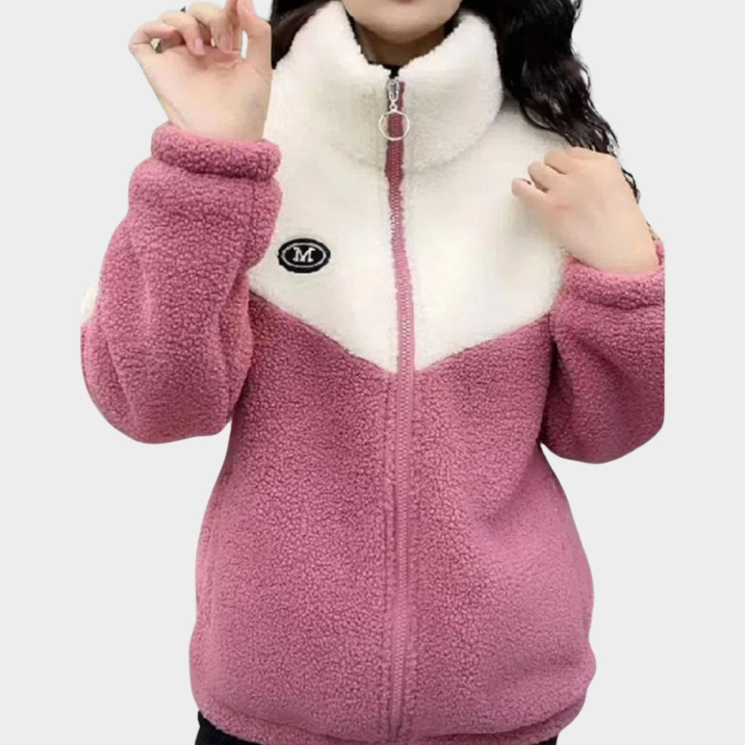 Women’s Autumn Winter Fleece Fluffy Coat – Streetwear Harajuku Zipper Jacket