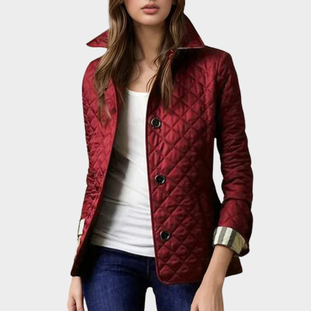 Women’s Slim-Fit Elegant Winter Jacket – Lightweight Single-Breasted Style – Commuter Design with Soft Lining – Multiple Colours