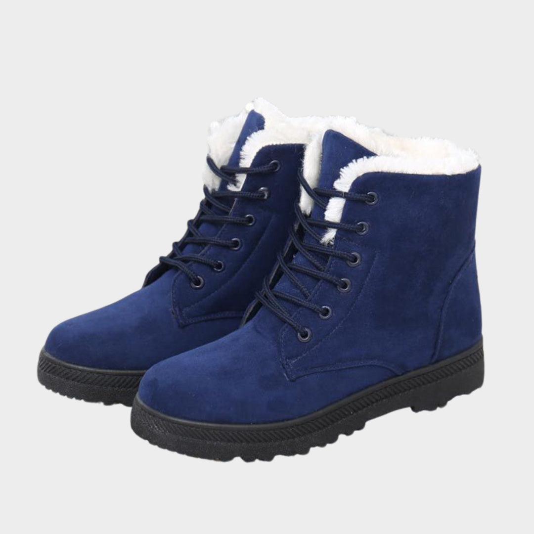 Women’s Snow Plush Winter Boots - Flat Platform Keep-Warm Shoes, Fashionable and Comfortable, Yellow, Black, and More