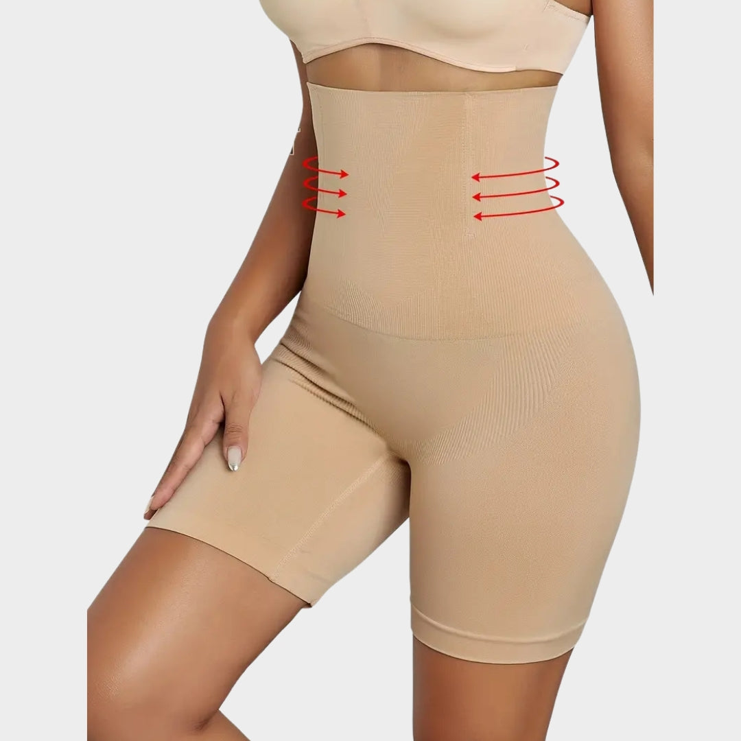Women's High-Waist Shaping Shorts - Tummy Control & Butt Lifting - Seamless & Slimming Shapewear - Multiple Colours