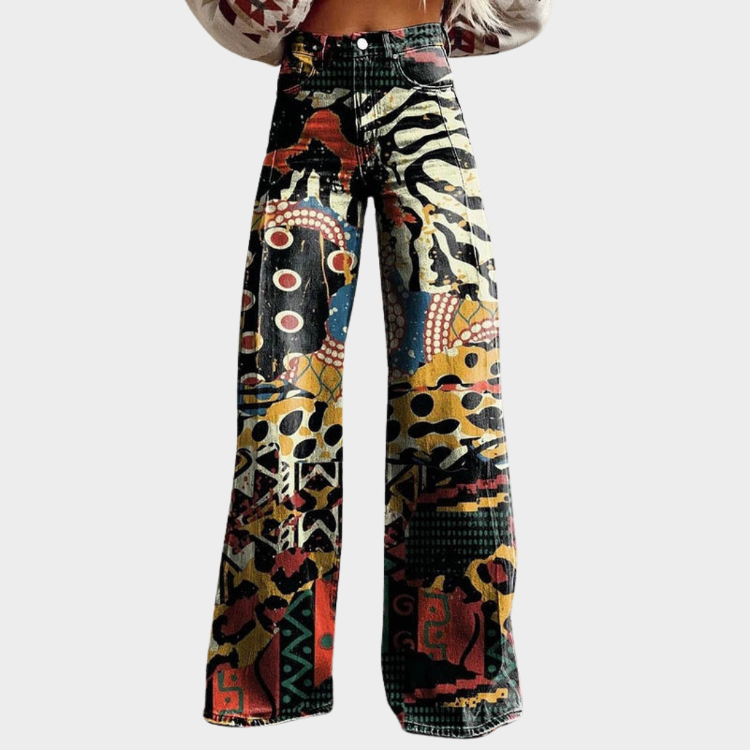 Women’s High Waisted Loose Fit Jeans – Retro Streetwear – Wide Leg Denim – Y2K Inspired – Comfortable High-Rise Cut – Multiple Colours
