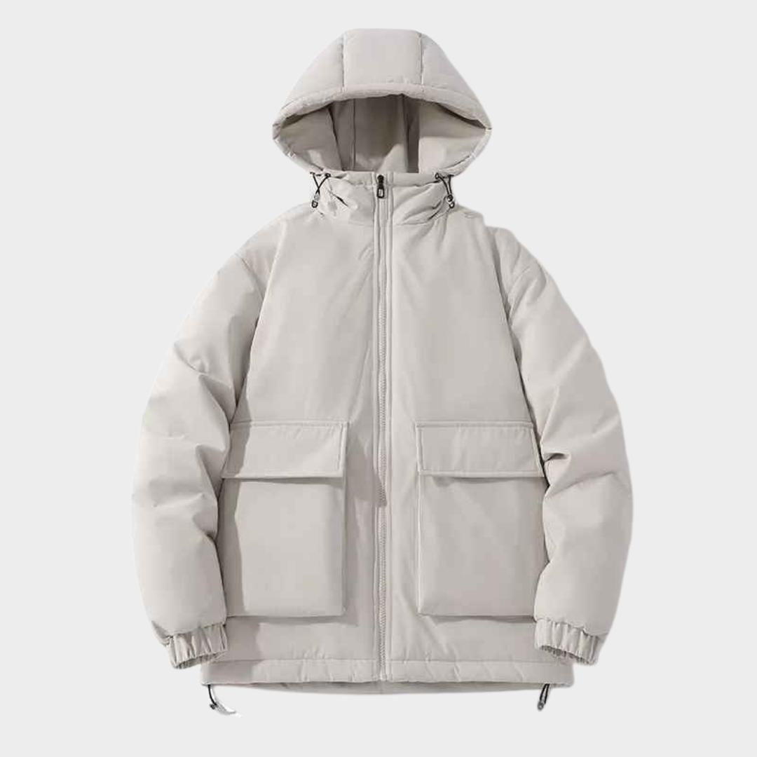 Men’s Hooded Cotton Fishing Jacket – Thermal Outdoor Thicken Coat – Multiple Colours
