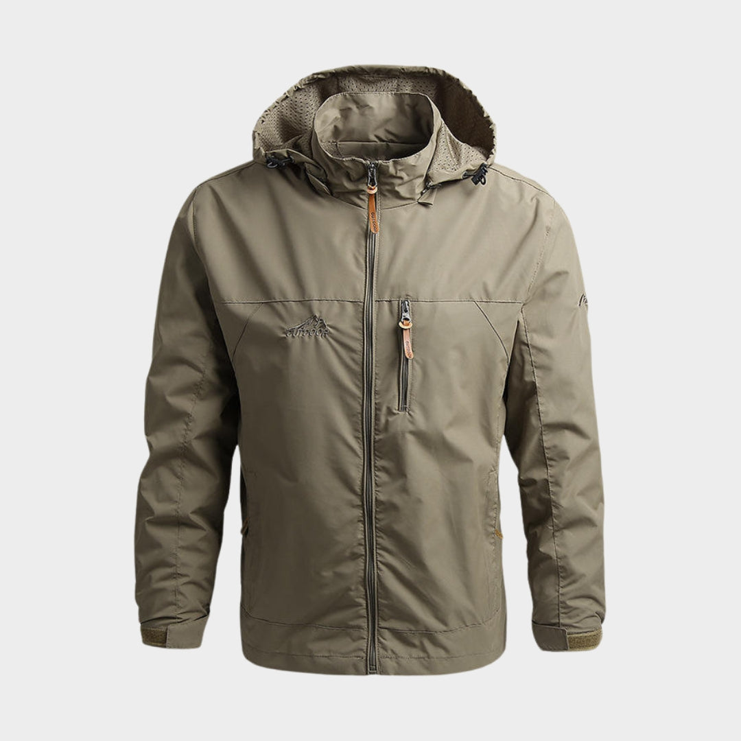 Men's Tactical Waterproof Windbreaker Jacket - Military Hunting Coat with Pockets, Black, Blue, and More