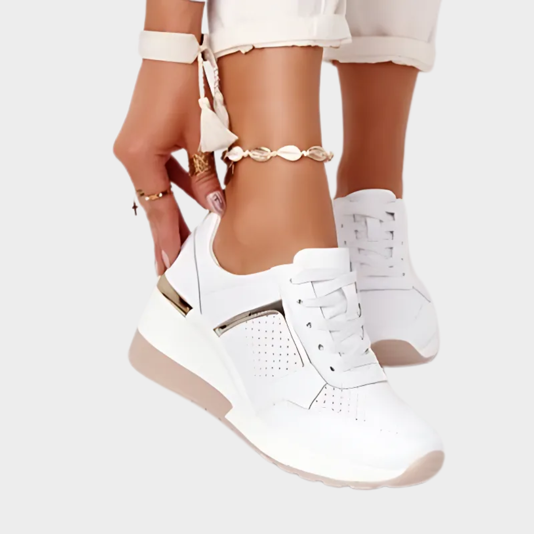 Women's Platform Sneakers – Casual Wear-Resistant Shoes – Lightweight & Comfortable – Multiple Colours