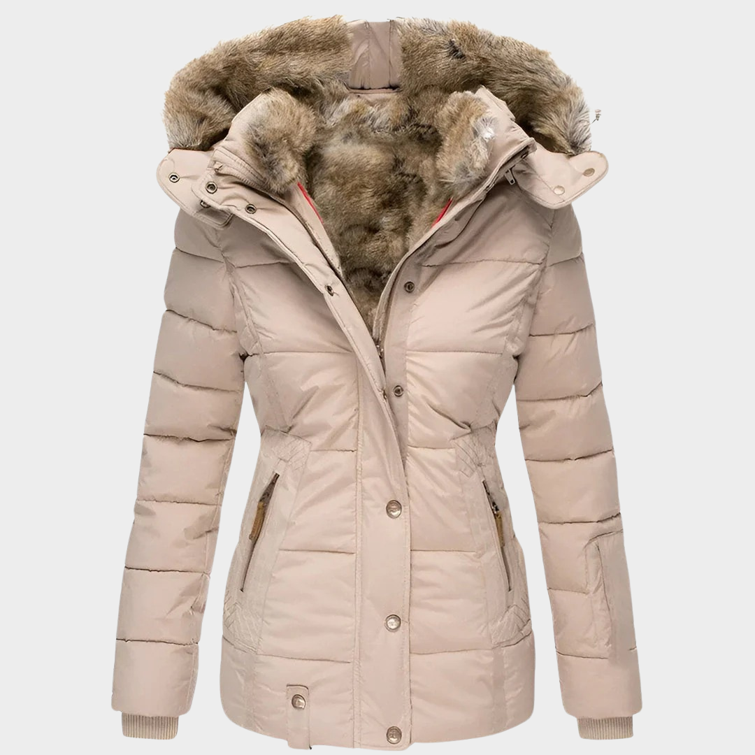 Women’s Hooded Puffer Jacket – Slim Fit Design with Insulating Padding and Modern Winter Style – Multiple Colours