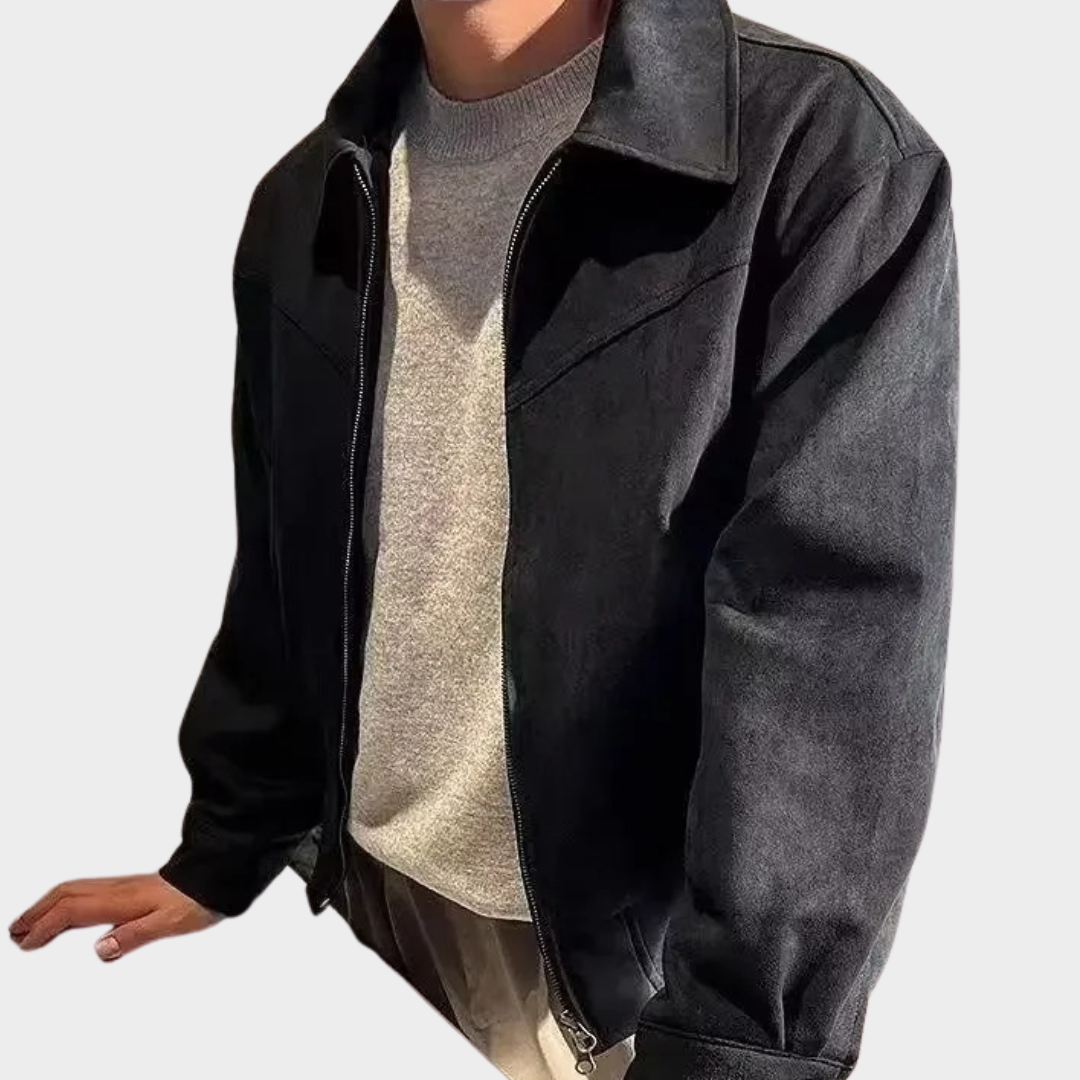 Men’s Vintage  Jacket – Zip Closure – Classic Fit – Soft & Durable – Functional Pockets – Multiple Colours
