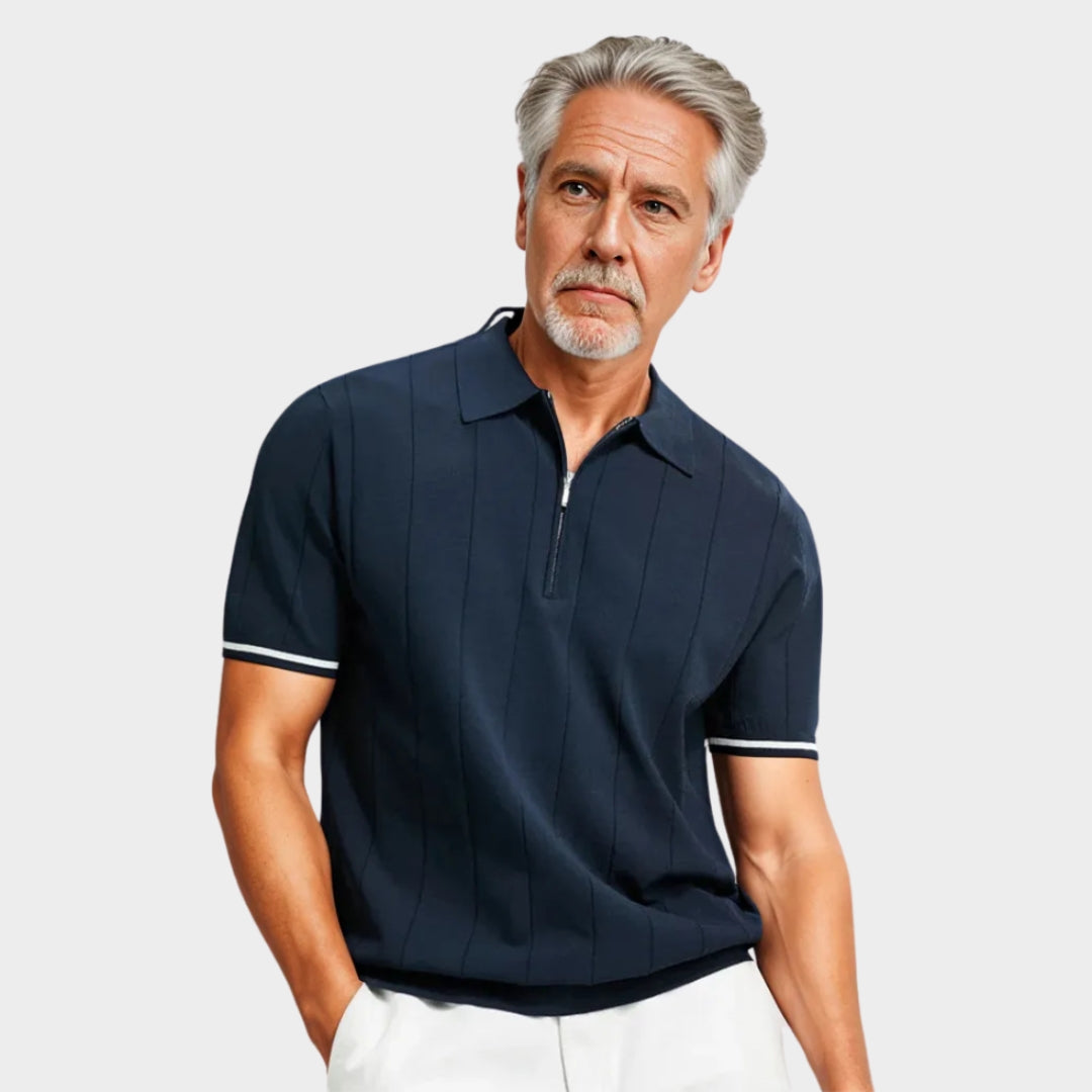 Men's Breathable Polo Shirt – Short Sleeve, Quick-Dry, Business Casual