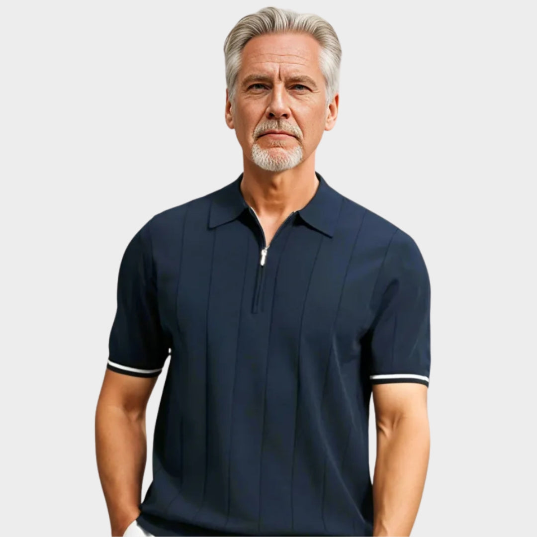 Men's Breathable Polo Shirt – Short Sleeve, Quick-Dry, Business Casual