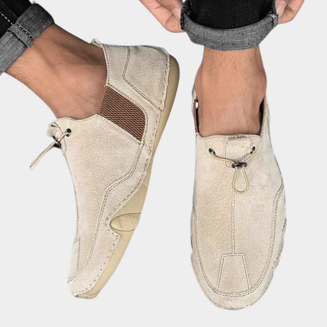Men’s Vegan Leather Loafers – Adjustable String – Comfortable Fit – Smart Casual – Multiple Colours