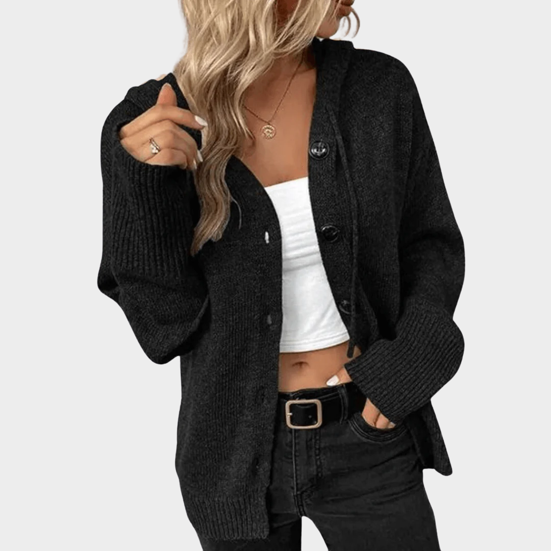 Women's Casual Long Sleeve Hoodie Jacket – Full Length Zip Front Polyester – Multiple Colours