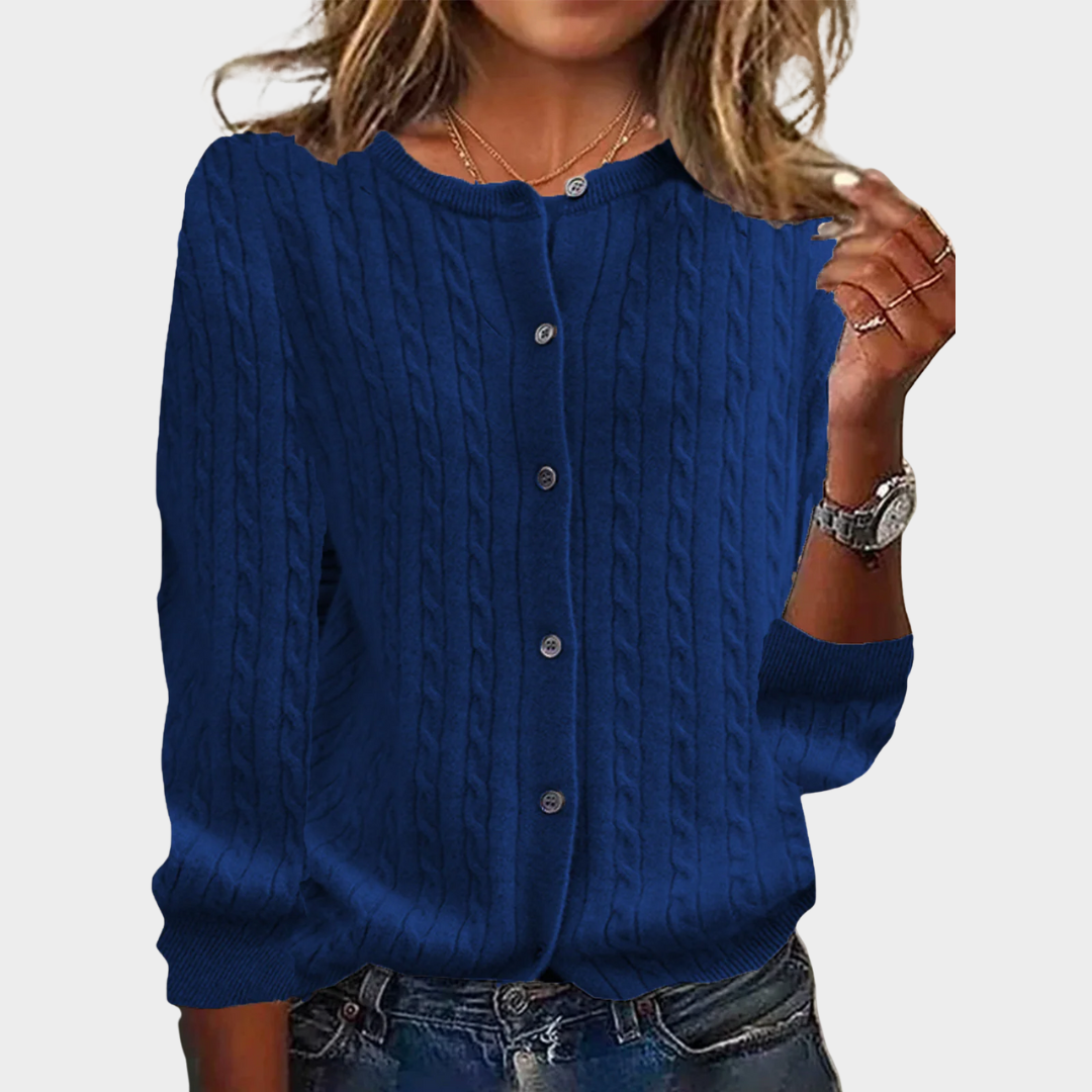 Women’s Knit Cardigan – Lightweight Elegant Streetwear Sweater Coat with Casual Fit – Multiple Colours