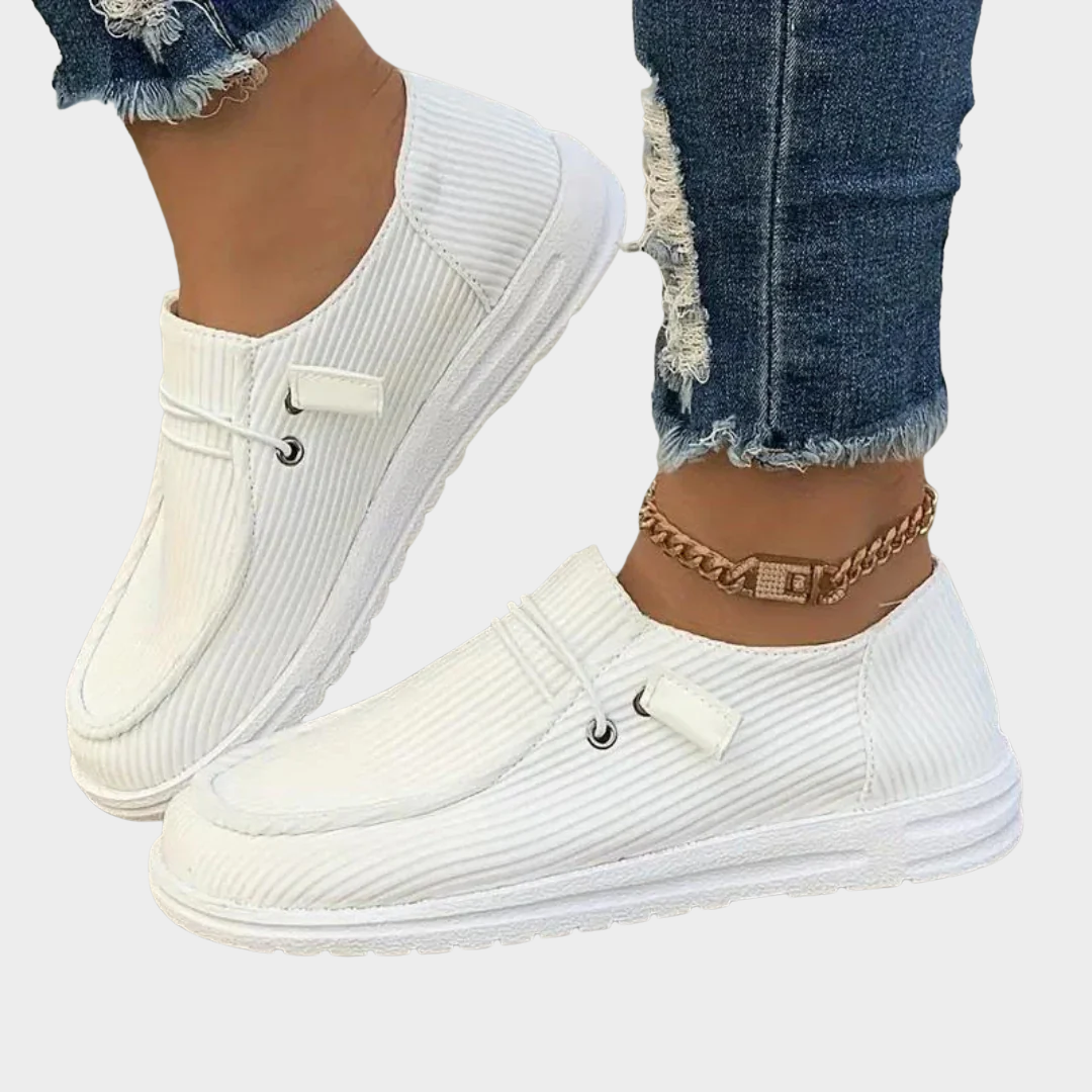 Women’s Casual Slip-On Sneakers – Lightweight Walking Shoes – Soft Comfort Fit – Multiple Colours