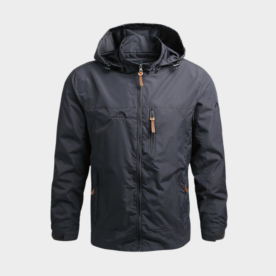 Men's Tactical Waterproof Windbreaker Jacket - Military Hunting Coat with Pockets, Black, Blue, and More