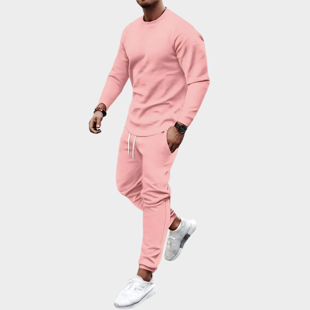 Men's Crewneck Sweatshirt – Casual Sportswear – Solid Colour – Soft Fabric – Relaxed Fit – Multiple Colours