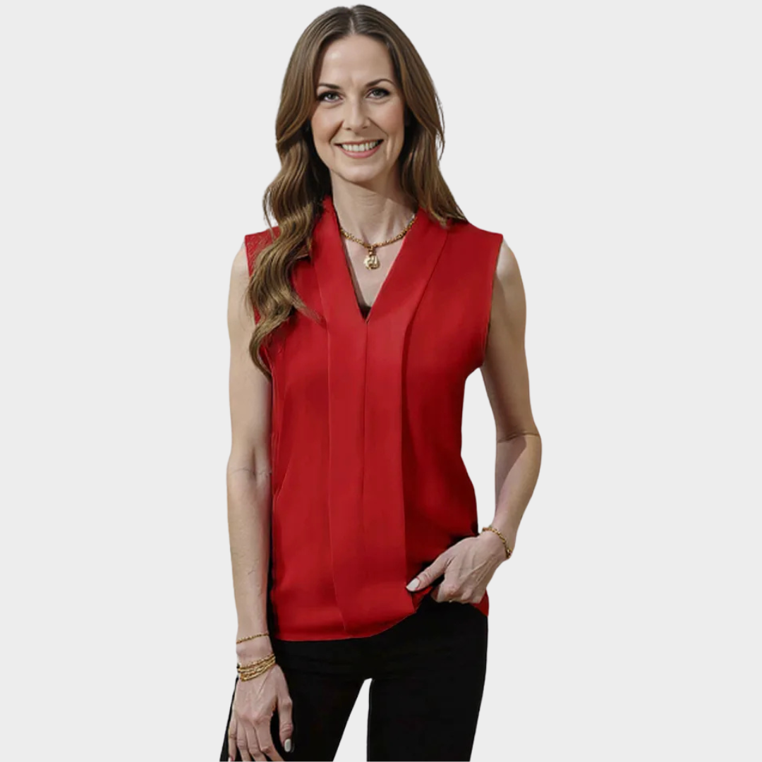 Women's Long Sleeve Blouse - Elegant Button-Up Casual Shirt - Lightweight Fabric - Multiple Colours
