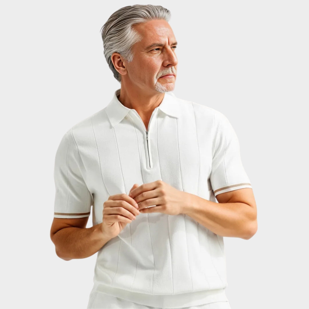Men's Breathable Polo Shirt – Short Sleeve, Quick-Dry, Business Casual