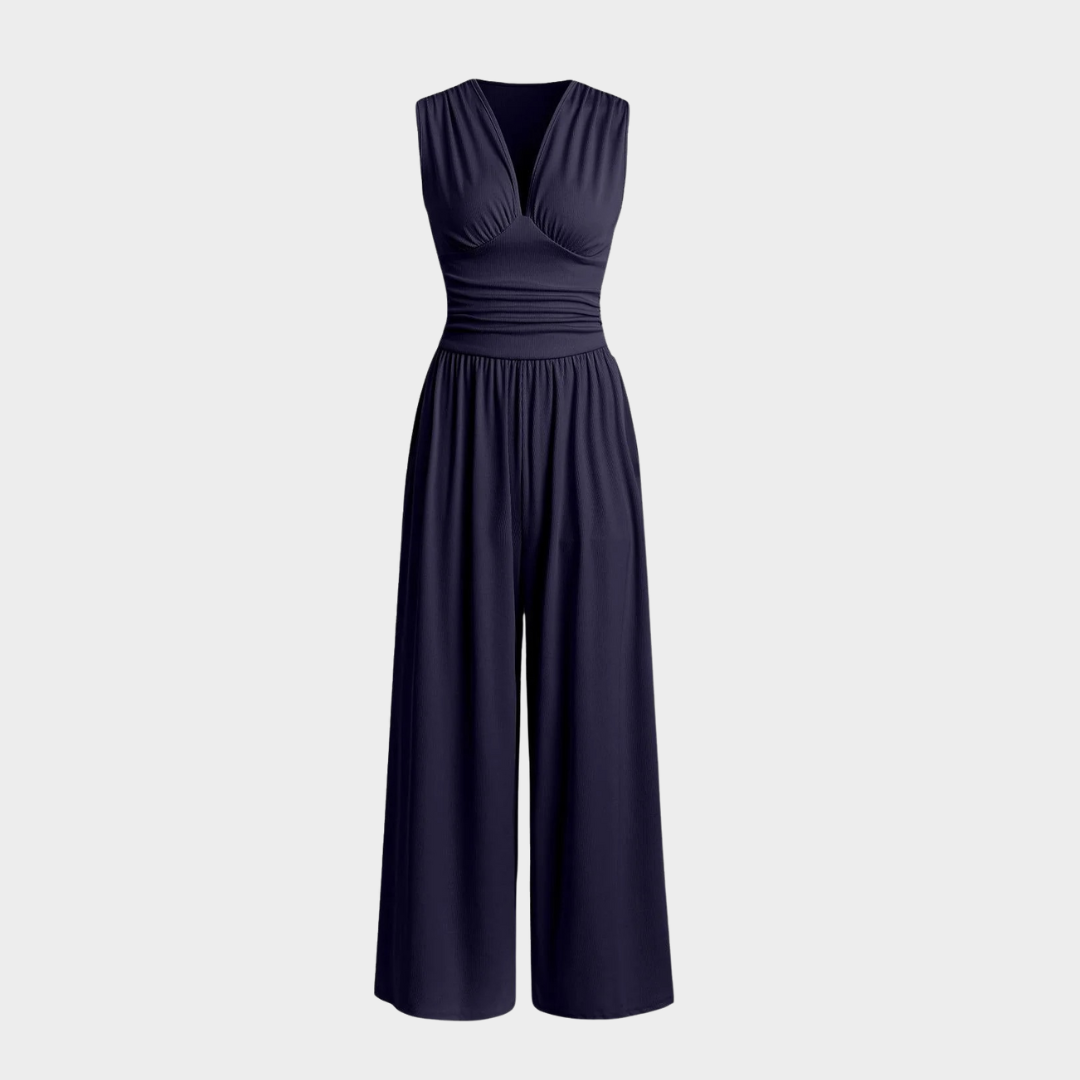 Women’s Sleeveless Jumpsuit – Chic Wide-Leg Design – Comfortable Fit – Elegant Versatile Style – Multiple Colours