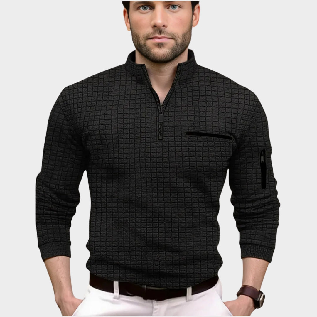 Men - Long Sleeve Polo Shirt - Stylish & Comfortable - Multiple Colours