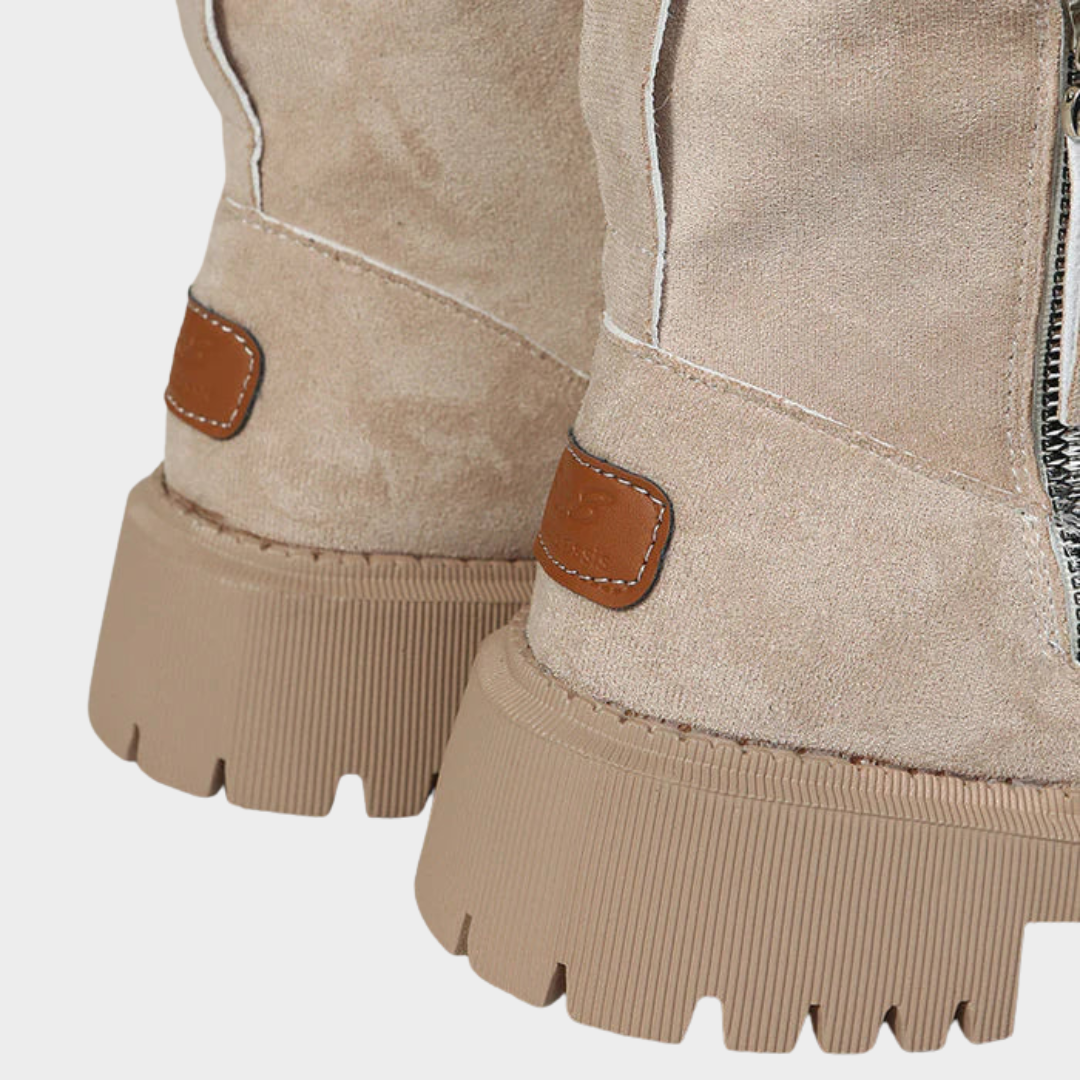 Women's Snow Boots – Mid-Top Design – Plush Lining – Warm & Comfortable – Non-Slip Sole – Multiple Colours
