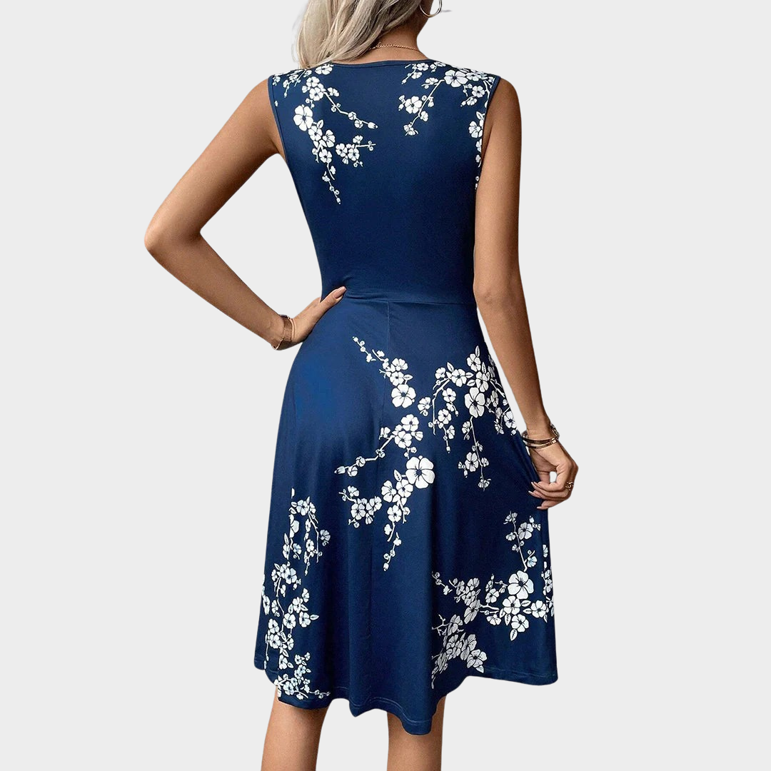 Women’s Midi Wrap Dress – Ruffled Sleeve Detail with Flattering Silhouette – Lightweight Comfortable Fit – Multiple Colours