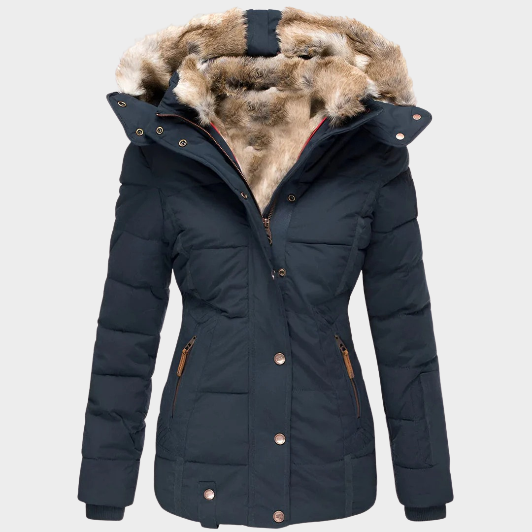 Women’s Hooded Puffer Jacket – Slim Fit Design with Insulating Padding and Modern Winter Style – Multiple Colours