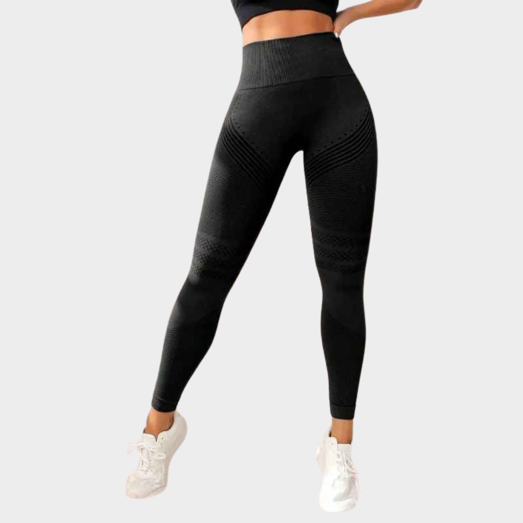 Women High-Waist Gym Leggings - Seamless Yoga Pants - Stretch Fit - Sports & Fitness Tights - Multiple Colours