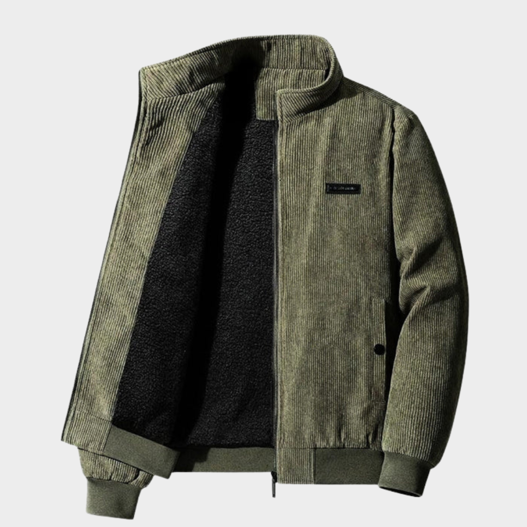 Men’s Corduroy Jacket – Warm Lamb Wool Lining – Classic Fit – Thick & Comfortable – Multiple Colours