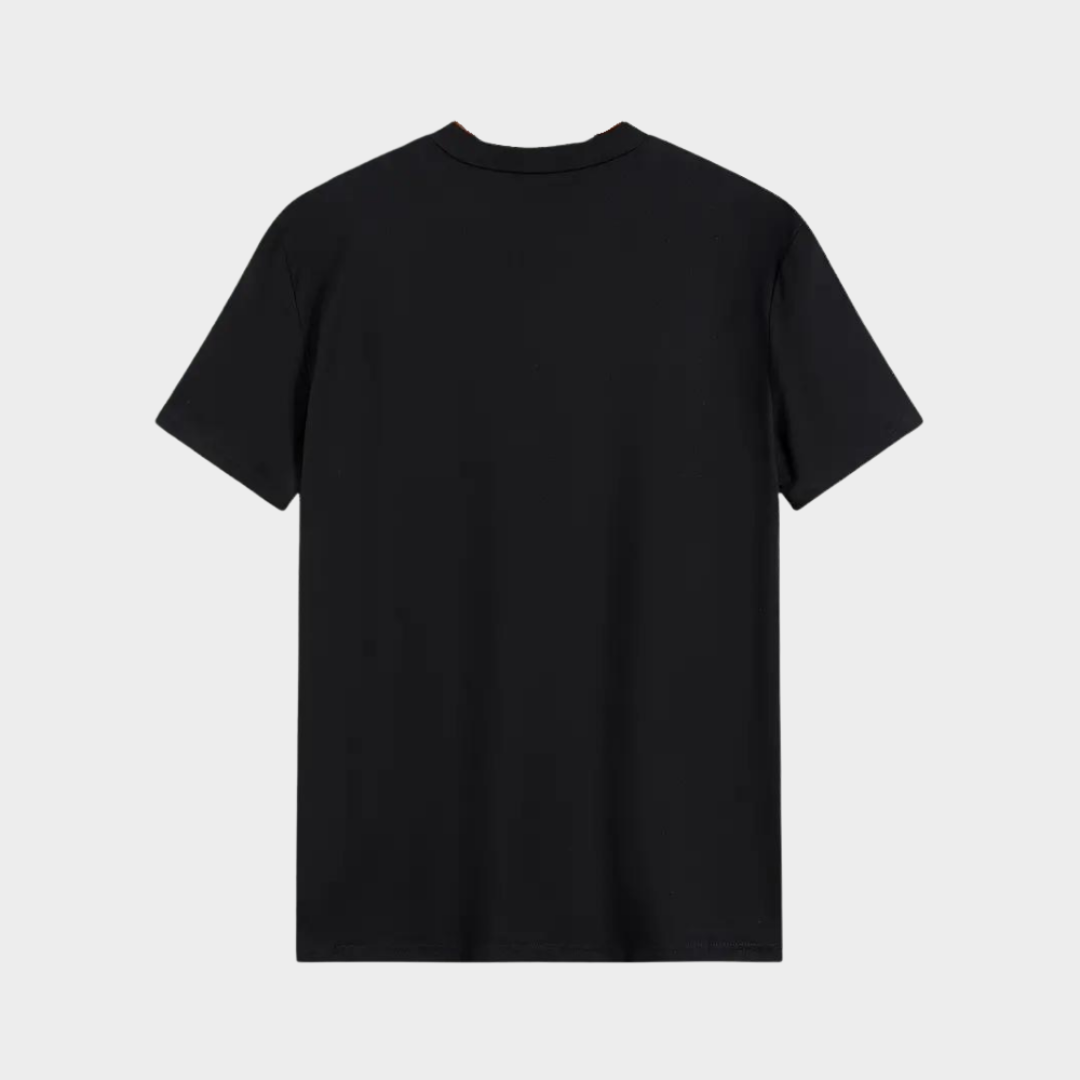 Men's Cotton T-Shirt – Loose Fit Round Neck Short Sleeve Tee – Letter Print Casual Top – Multiple Colours
