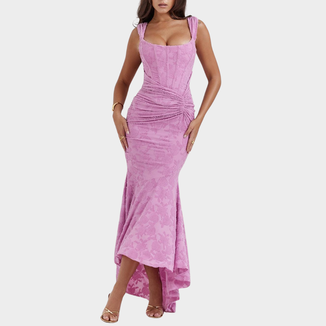 Women’s Slim Fit French Tank Dress – Lace Detail with Tailored Silhouette – Lightweight Sleeveless Design – Multiple Colours