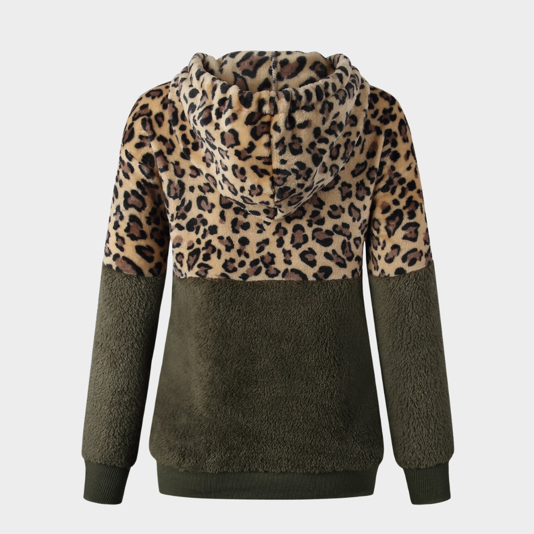Women's Hooded Teddy Sweatshirt – Fleece – Long Sleeve – Warm & Soft – Multiple Colours