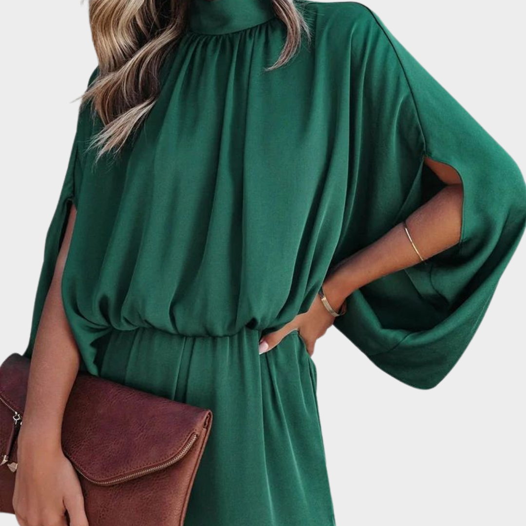 Women's Long Sleeve Jumpsuit – Waist Tie – Wide Leg Fit – Elegant Casual One-Piece – Multiple Colours