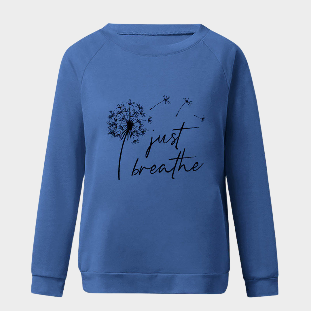 Women's 3D Print Sweatshirt - Crew Neck - Long Sleeve - Casual Fit - Multiple Colours