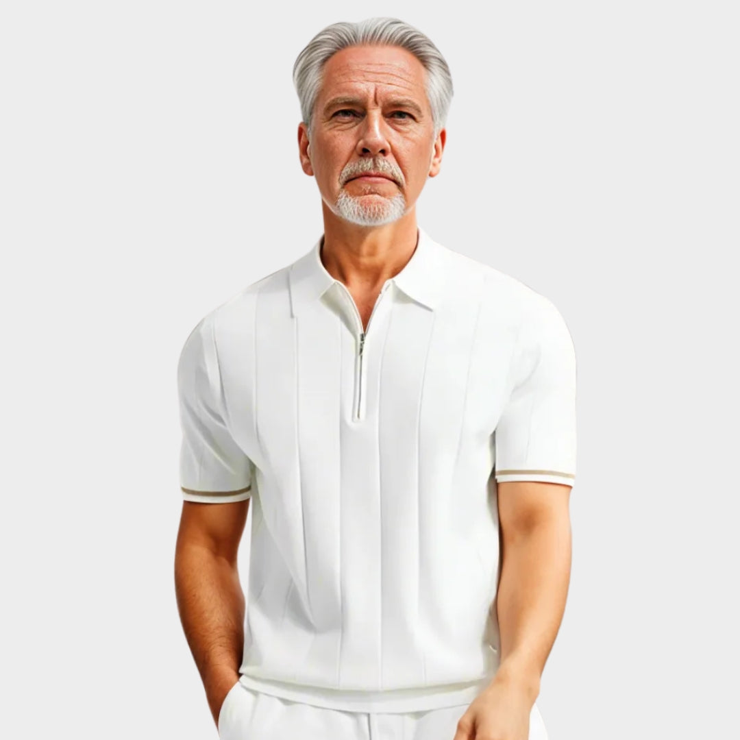 Men's Breathable Polo Shirt – Short Sleeve, Quick-Dry, Business Casual