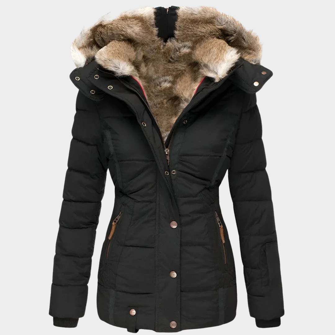 Women’s Hooded Puffer Jacket – Slim Fit Design with Insulating Padding and Modern Winter Style – Multiple Colours