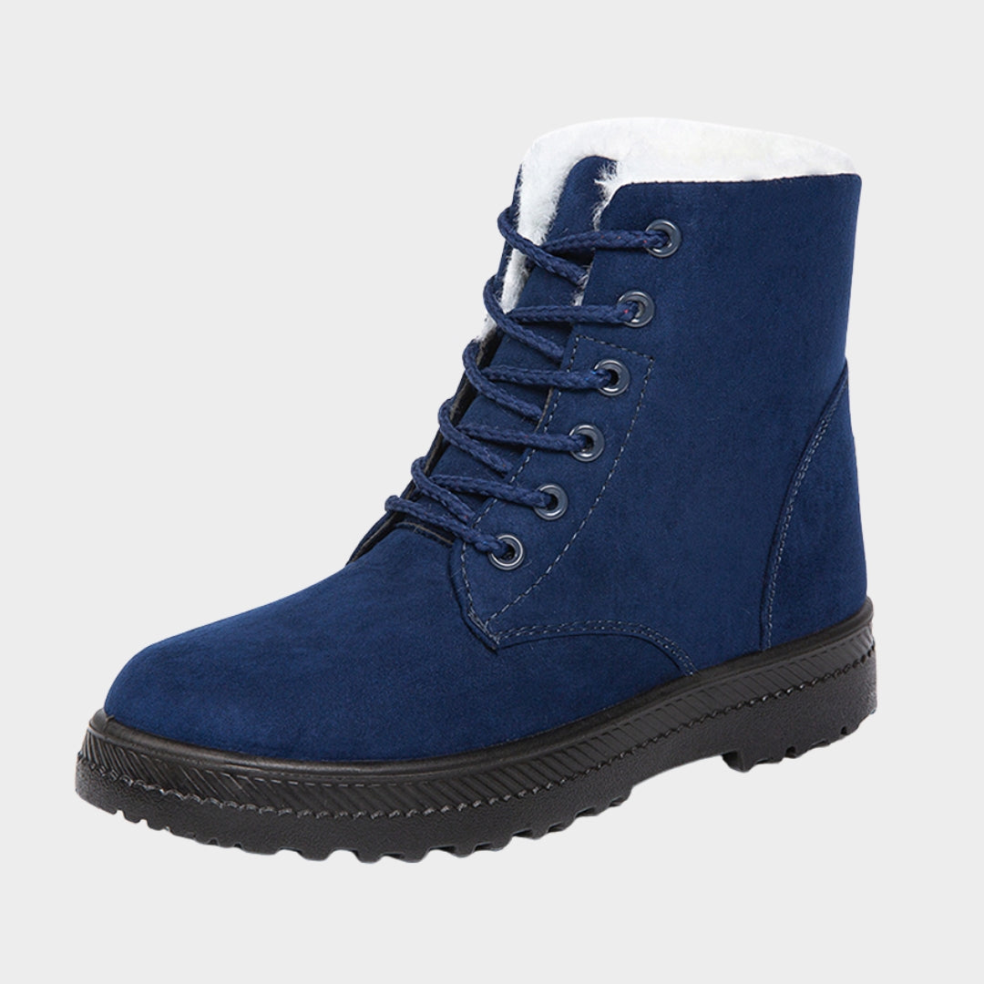 Women’s Snow Plush Winter Boots - Flat Platform Keep-Warm Shoes, Fashionable and Comfortable, Yellow, Black, and More