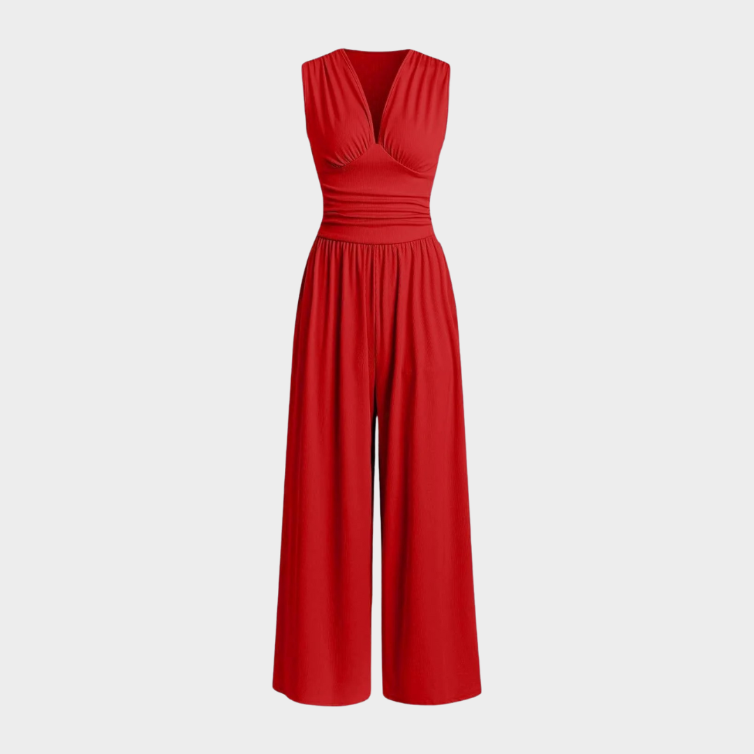 Women’s Sleeveless Jumpsuit – Chic Wide-Leg Design – Comfortable Fit – Elegant Versatile Style – Multiple Colours