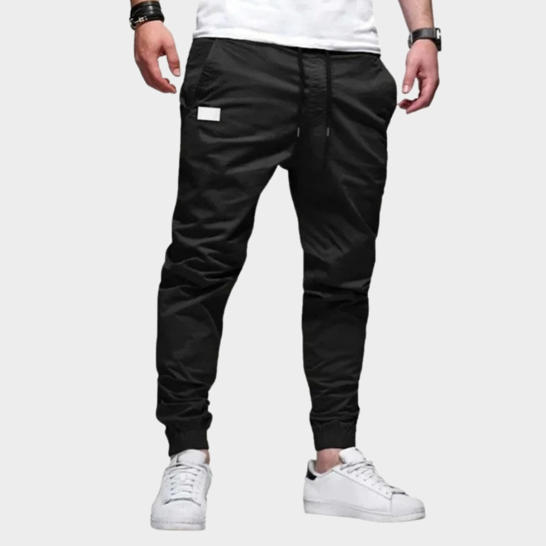 New Men’s Casual Sports Pants - Jogger Cargo Harem Sweatpants with Multi-Pockets in Black, Green, Khaki