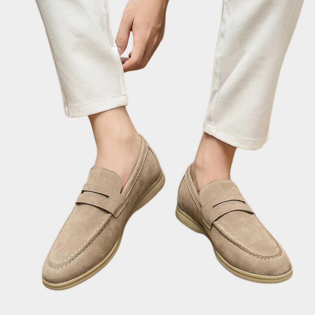 Men’s Genuine Leather Loafers – Business & Casual Shoes – Lightweight Driving Moccasins – Multiple Colours