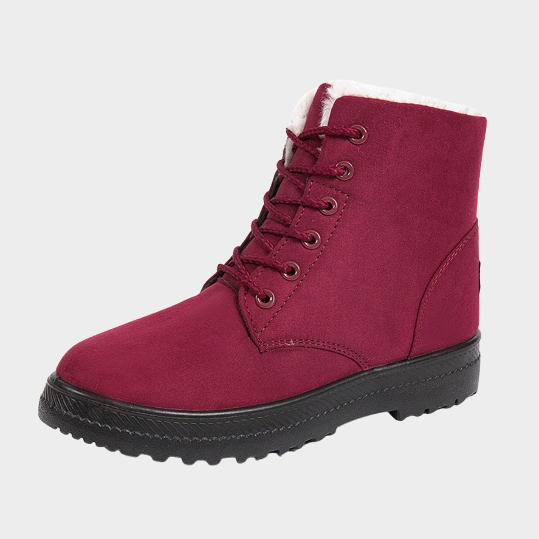Women’s Snow Plush Winter Boots - Flat Platform Keep-Warm Shoes, Fashionable and Comfortable, Yellow, Black, and More