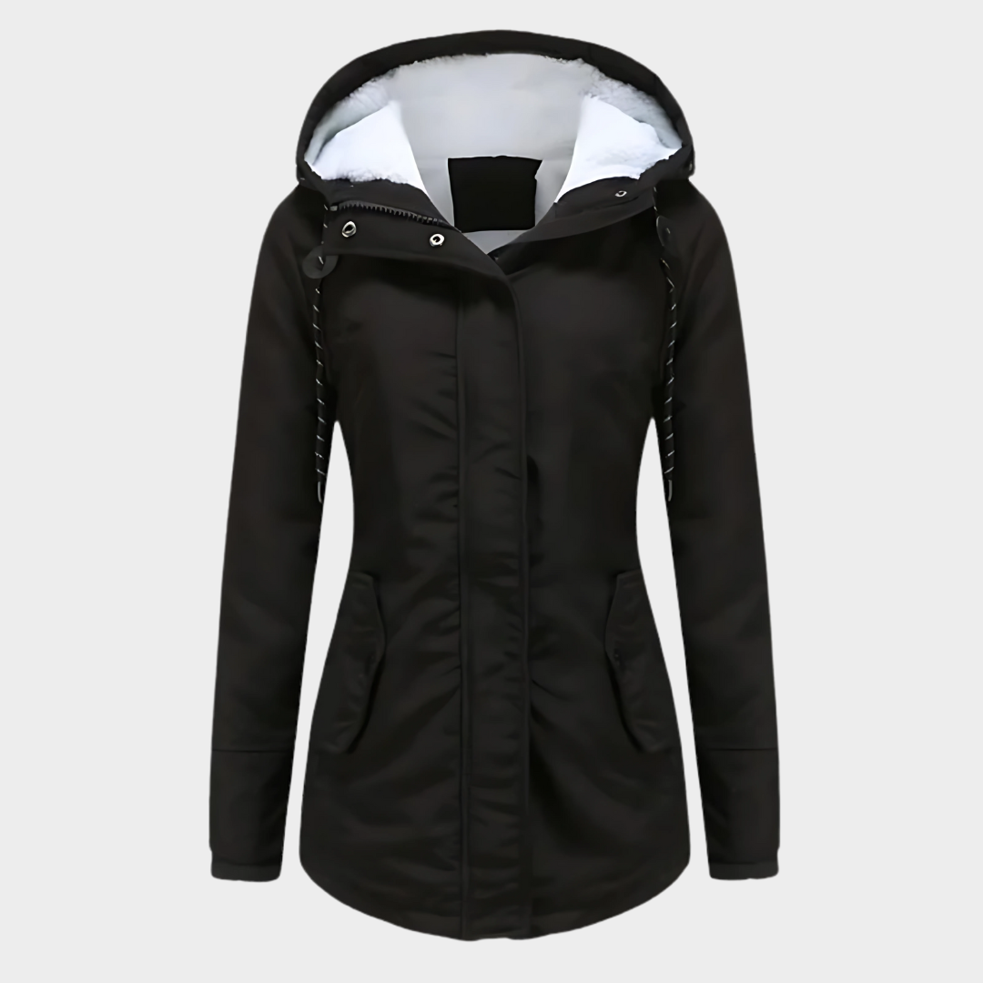 Women’s Parka Coat – Hooded Windproof Design – Thick Plush Lining – Warm & Durable – Multiple Colours