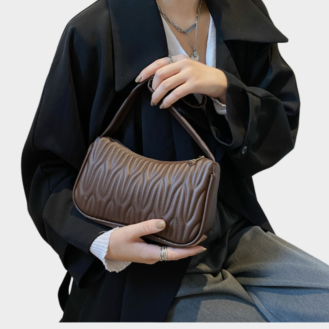 Women’s Fashion Handbag - PU Leather Shoulder Bag, Solid Messenger, Casual Underarm Bag in Black, Khaki, and More